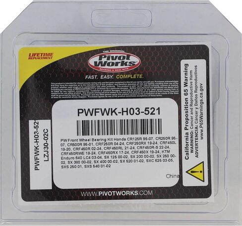 Pivot Works PWFWK-H03-521 Front Wheel Bearing Kit in Saudi Arabia