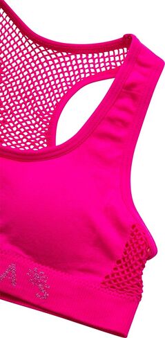 صدرية Girls Sports - 3 حزمة Soft Sofflist Seamless Racerback مبطنة الدعم حمالات الصدر للفتيات (الأحجام: 32-36) in Kuwait
