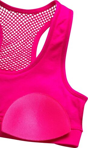 صدرية Girls Sports - 3 حزمة Soft Sofflist Seamless Racerback مبطنة الدعم حمالات الصدر للفتيات (الأحجام: 32-36) in Kuwait