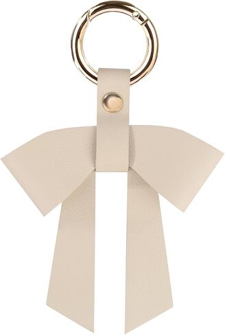 Leather Bow Charm for Bag Purse Handbag, Elegant Bow Keychain, Cute Bag Accessory in Kuwait