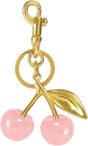 Cherry Keychain & Bag Charms - Cute Cherry Accessories for Women's Purse & Handbags - Birthday & Christmas Gifts in Saudi Arabia