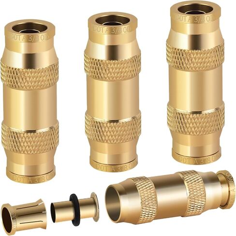 تجهيزات خط الفرامل MuHize - ترقية 1/8 "NPT إلى 3/8-24" محول ذكر موصل خط الفرامل مجموعة تركيبات مضيئة مقلوب لأنبوب خط الفرامل 3/16" (حزمة من 8) in Saudi Arabia