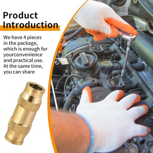تجهيزات خط الفرامل MuHize - ترقية 1/8 "NPT إلى 3/8-24" محول ذكر موصل خط الفرامل مجموعة تركيبات مضيئة مقلوب لأنبوب خط الفرامل 3/16" (حزمة من 8) in Saudi Arabia