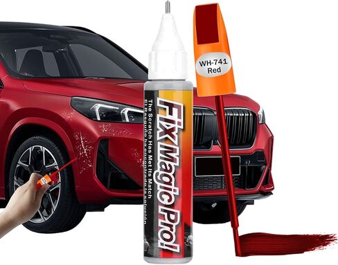 Touch Up Paint for Cars, Automotive Paint Scratch Repair, Two-In-One Car Touch Up Paint Fill Paint Pen, Car Accessories Scratch Remover Pen Universal for Scratch Repair Various Cars (Red) in Saudi Arabia