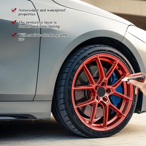 Touch Up Paint for Cars, Automotive Paint Scratch Repair, Two-In-One Car Touch Up Paint Fill Paint Pen, Car Accessories Scratch Remover Pen Universal for Scratch Repair Various Cars (Red) in Saudi Arabia