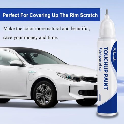 Snow White Pearl (SWP) تلمس الطلاء لصالح KIA-Exact Match-Chips و Nicks Car Paint Scratch Kit Pain Automotive Pain in Kuwait