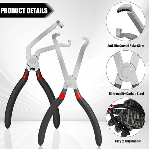 37960 Electrical Disconnect Pliers Electrical Connector Disconnect Pliers Long Spark Plug Disassembly Pliers Tear Down Air Flow Sensors Automotive Tools for Push-In Plugs in Kuwait