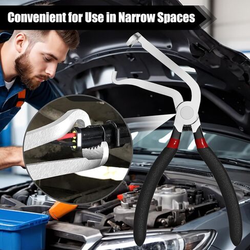 37960 Electrical Disconnect Pliers Electrical Connector Disconnect Pliers Long Spark Plug Disassembly Pliers Tear Down Air Flow Sensors Automotive Tools for Push-In Plugs in Kuwait