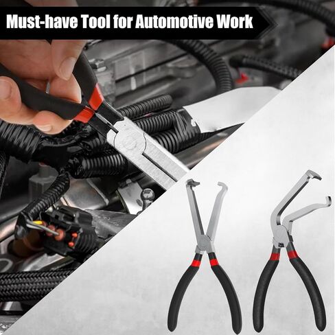 37960 Electrical Disconnect Pliers Electrical Connector Disconnect Pliers Long Spark Plug Disassembly Pliers Tear Down Air Flow Sensors Automotive Tools for Push-In Plugs in Kuwait