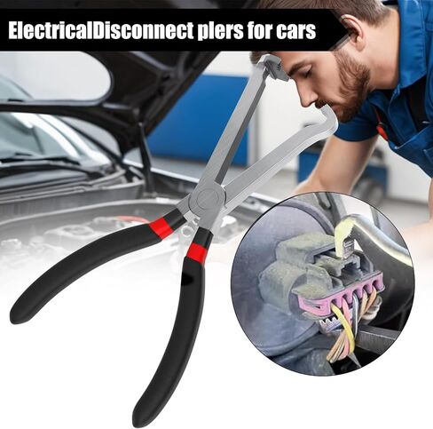 37960 Electrical Disconnect Pliers Electrical Connector Disconnect Pliers Long Spark Plug Disassembly Pliers Tear Down Air Flow Sensors Automotive Tools for Push-In Plugs in Kuwait