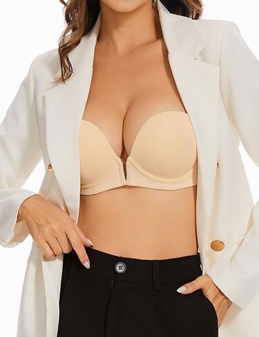 حمالة صدرية عارية للنساء من YBCG مع أشرطة خلفية واضحة تراجع قابلة للتحويل مسببة لأعلى إضافة كوب من حمالات الصدر المنخفضة للنساء للنساء in Kuwait