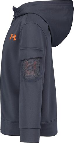 سترة بغطاء رأس بطباعة FILL من Under Armour، باللون الأزرق التقني، 5 in Saudi Arabia