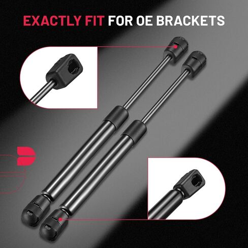 BDFHYK C1612107 12.2inch 445N/100Lbs Gas Shocks Struts Lift Support for Leer Camper Shell Rear Topper Window Pickup Cap Canopy Toolbox Cabinet Lid Motorhome Door Gas Springs Set of 2 in Saudi Arabia