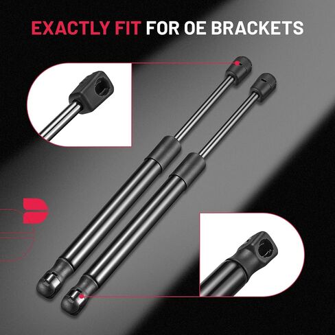 BDFHYK C1612107 12.2inch 445N/100Lbs Gas Shocks Struts Lift Support for Leer Camper Shell Rear Topper Window Pickup Cap Canopy Toolbox Cabinet Lid Motorhome Door Gas Springs Set of 2 in Saudi Arabia