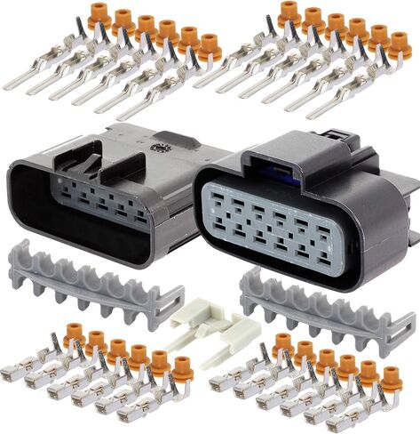 8-Pin GT280 Series 25Amps (GT 280 Series) Male and Female Sealed Connector Set, Wire Gauge 12 14 16 AWG in Saudi Arabia