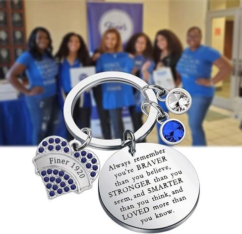 WSNANG Finer Women Keychain Greek Sorority Gift in Saudi Arabia