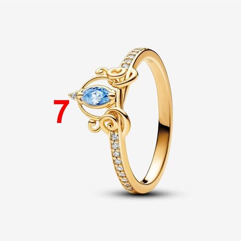Princess Ring Fit Women Fashion Gifts 925 Sterling Silver DIY Jewelry in Saudi Arabia