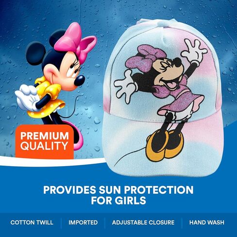 Disney Minnie Mouse Girls Baseball Cap - قوس متصل بالظهر in Saudi Arabia