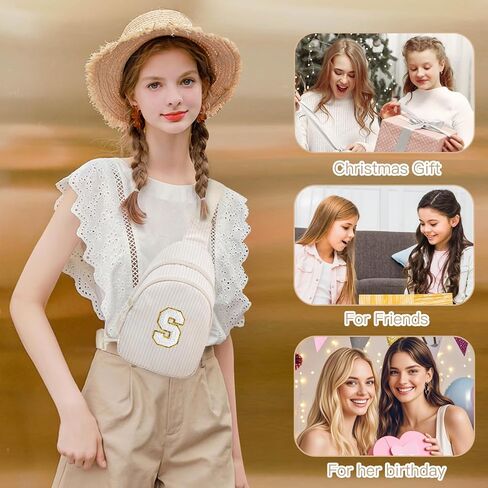 Gifts for 8 9 10 11 12 Year Old Girls Sling Bag Crossbody Bags Fanny Pack for Teen Girls Personalized Gifts for Women in Kuwait