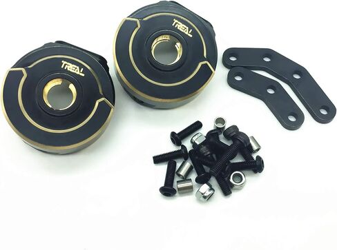 Treal Brass Front Steering Blocks Knuckles(2) for Element Enduro Sendero and Trailrunner IFS (Black) in Saudi Arabia