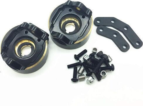 Treal Brass Front Steering Blocks Knuckles(2) for Element Enduro Sendero and Trailrunner IFS (Black) in Saudi Arabia