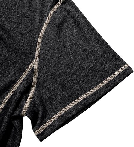 القمصان القصيرة للأكمام القصير القطن الأساسي هينلي القمصان الصيفية القمصان خفيفة الوزن in Kuwait