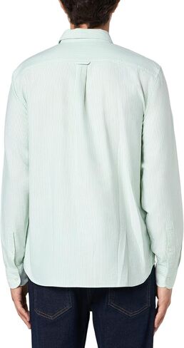 Lacoste Men's Striped Oxford Cotton Shirt with Pocket in Saudi Arabia