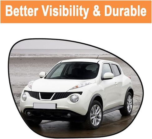 Senzeal Side Side Side Plansed Mirror Glass بديل لـ Nissan Cube 2009-2014 Nissan Juke 2011-2014 (الجانب الأيمن) in Saudi Arabia
