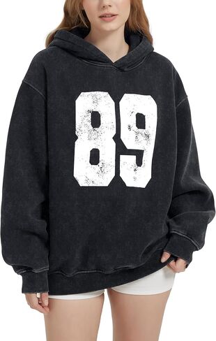 FAIABLE Oversized Hoodies for Women Acid Washed Graphic Women's Fashion Hoodies Sweatshirts Y2k Sweater Preppy for College in Kuwait