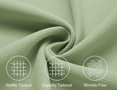 COOFANDY Mens Short Sleeve Button Down Shirts Waffle Shirt Casual Beach Summer Shirts Wrinkle Free Vacation Shirts in Saudi Arabia