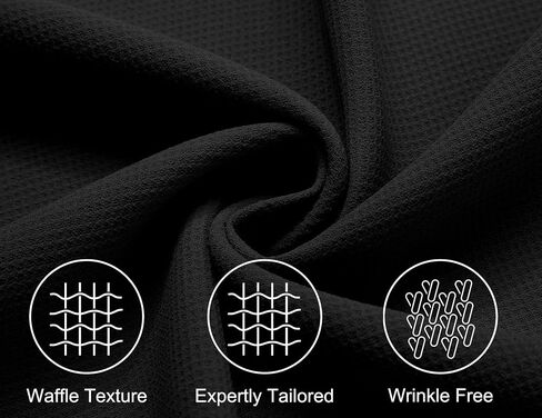 COOFANDY Mens Short Sleeve Button Down Shirts Waffle Shirt Casual Beach Summer Shirts Wrinkle Free Vacation Shirts in Saudi Arabia