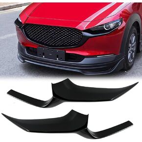 Front Grille Inserts Grille Guard for Mazda CX-30 CX30 2020 2021 2022 2023 2024 ABS Glossy Black Lower Grill Cover Grill Molding