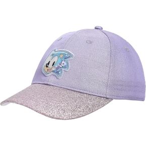 Sonic The Hedgehog Shake Glitter Patch Youth Purple Sparkle Traditional Adjustable Hat