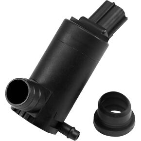 WG-318 Windshield Wiper Washer Pump Replacement for Ford F150/250/350 Super Duty, E150 series, Escape, Focus,F6SU17664DA, 7L8Z-17664-A