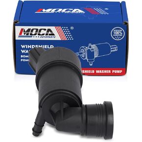 MOCA 373692 Windshield Washer Pump Compatible with 2012-2018 for Ford Focus 2.0L, 2015-2020 for Ford Transit Custom 2.2L, 2015-2023 for Ford Transit-250 3.5L, 2015-2023 for Ford Transit-350 HD 3.5L