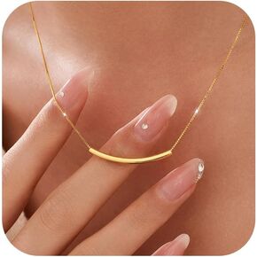 925 Sterling Silver Necklaces for Women Trendy Minimalist, Statement Pendant Necklace Choker Necklace Friendship Necklace for Jewelry Birthday Graduation Gifts for Her