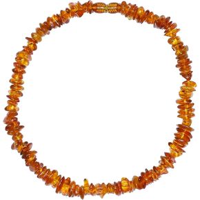Natural Baltic Amber Necklace for Women, 100% Polished Certified Amber Gemstone, Real Poland handmade jewelry, Fashion, simple, European style