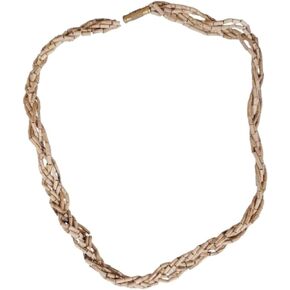 Tulsi Kanthi Mala Original - 6 Round Brown Wooden Mala (6 Layer) for Neck Wearing, Regular, Beige