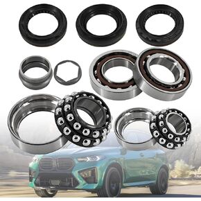 Front Differential Bearings Repair Kit Compatible with 2006-2020 BMW xDrive For 328i 335i 528i 535i 550i X1 X3 X4 X5 X6 xDrive