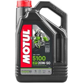 Motul 109945 5100 4T Technosynthese Oil - 20W50-4 L.