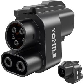 NACS to CCS1 Charging Adapter-2025 Upgraded, 500A 1000V Fast Charge, Compatible with Tesla Superchargers and CCS1 Electric Vehicles, Fast Charge CCS1 EVs [Check with Your Automaker for Compatibility]