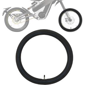 2.25/2.5-17" Heavy Duty Inner Tube 70/100-17 TR4 Valve for Talaria X3 XXX KX85 YZ85 RM85 Coolster TaoTao 110 125 140 Dirt Pit Bike EBike Front Rear Tires Black
