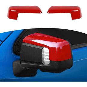 للحصول على غطاء مرآة Silverado Side Cover Trim Red Fit for Chevy Silverado/GMC Sierra 2019-2025 Red Outside Accessories 2pcs
