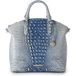 Brahmin كبير Duxbury Satchel - Bellbottom Blue Melbourne Ombre