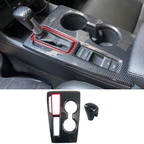 ل Honda 11th Gen Civic 2022 2023 2024 2025 Carbon Color Color Care Center Center Gear Gear Cover Cover Cover Cover Cover Auto Interior Trim Exclues