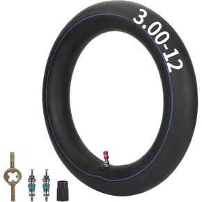 RUTU 2.75/3.00-12 300-12 80/100-12 Inner Tube with TR4 Straight Valve Stem for XR CRF50/70/110 CR60R Baja DR70 PW80 Coolster SSR SDG Thumpstar TaoTao 90/110/125cc Pit Dirt Bike