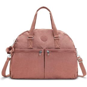 Kipling Women's Eugina Satchel ، حزام كتف مصنوع يدويًا ، جيوب خارجية ، كيس واقية من النايلون