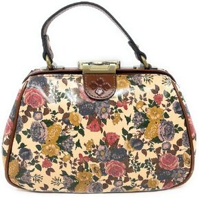 Patricia Nash Gracchi Leather Satchel, Natural