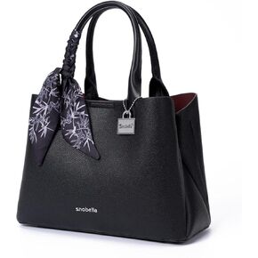 Purses and Handbags for Women, Tote Shoulder Bag Satchel Black Purse and PU Leather Top Handle for ladies Crossbody bags