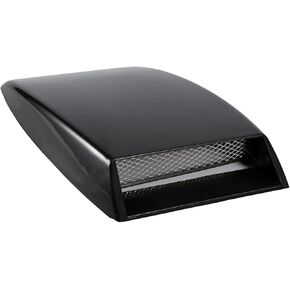 Bonnet Vent Cover, Air Flow Intake Scoop Air Flow Intake Scoop Hood Accessory Bonnet Vent Cover Hood for Cars and Vehicles (Silver),Console Parts